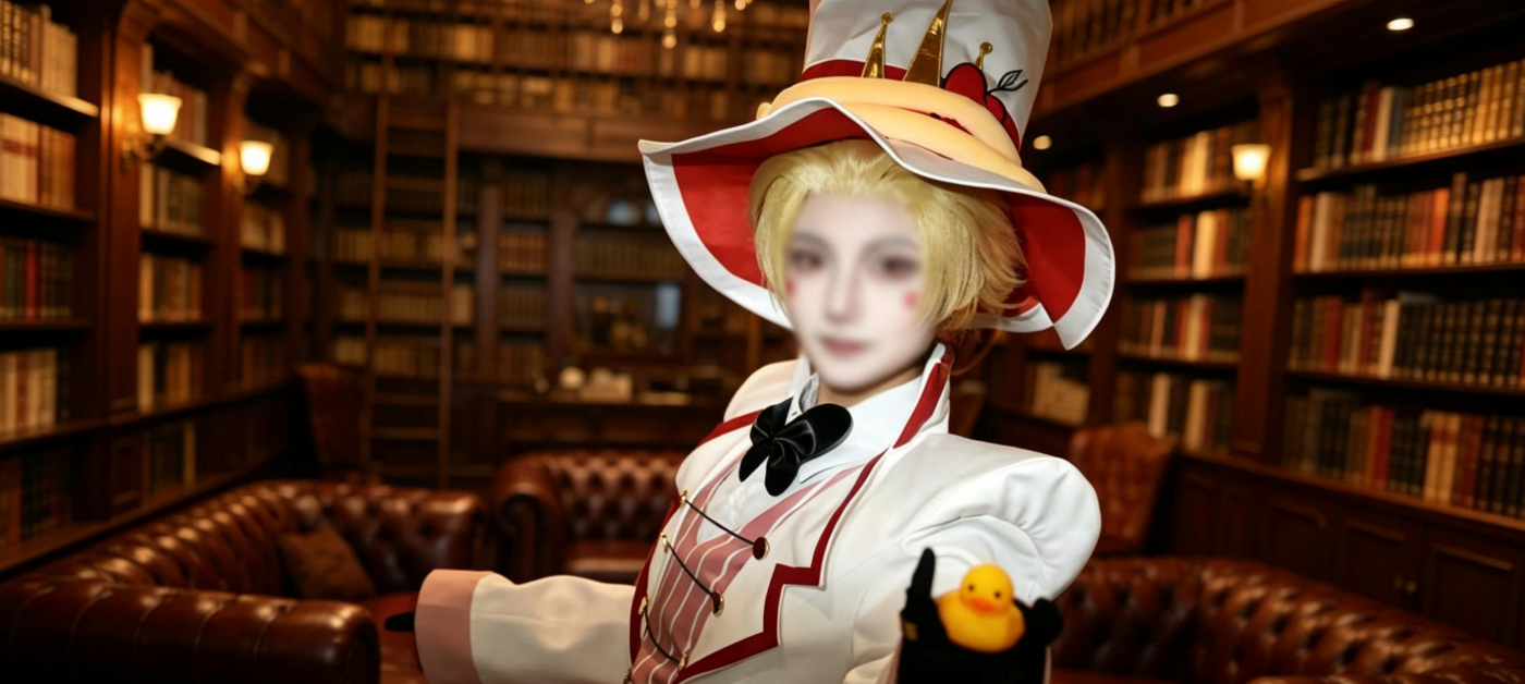 Lucifer Morningstar cosplay costume full set — Hazbin Hotel white tailcoat with red trim and pink vest