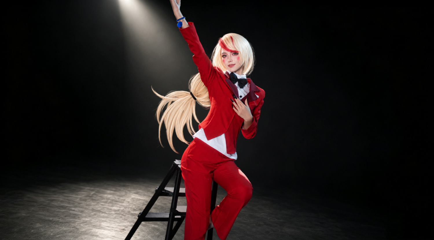 Charlie Morningstar Inspired Red Formal Jacket Uniform