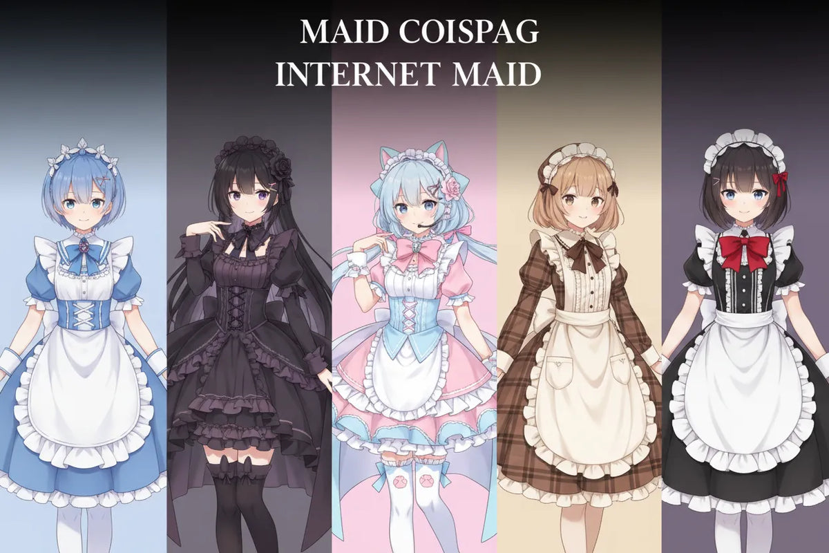 maid cosplay styles guide banner — keal cosplay