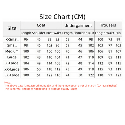 Alastor cosplay costume size chart
