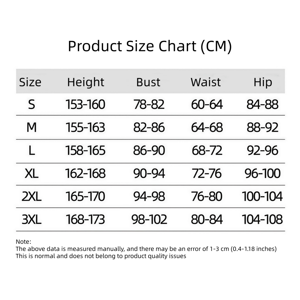 Kaoruko Waguri cosplay costume size chart
