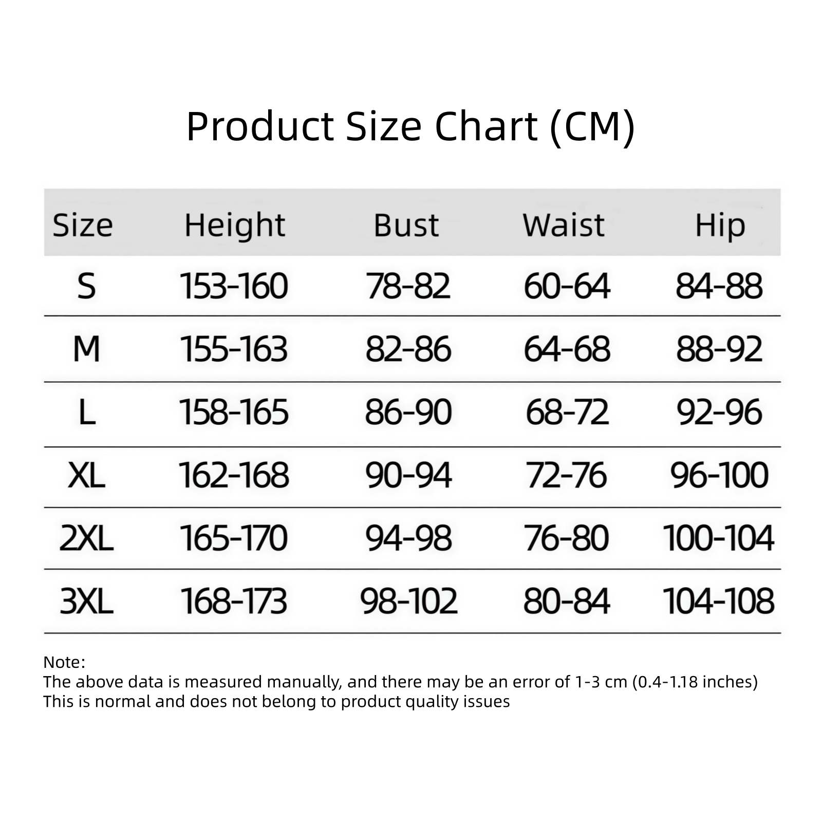 Kaoruko Waguri cosplay costume size chart