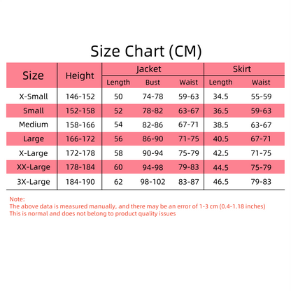Aqua cosplay blue dress size chart