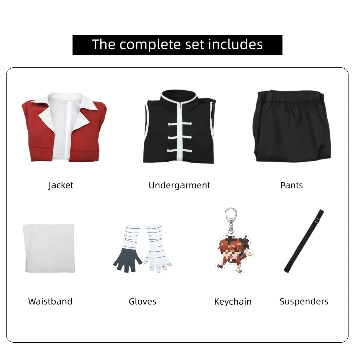 complete accessories for stark cosplay frieren cosplay costume frieren at the funeral cosplay set