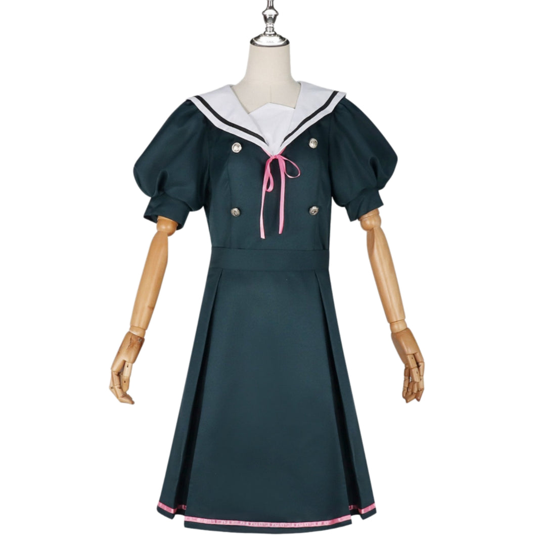 anime waguri kaoruko cosplay green sailor suit front view