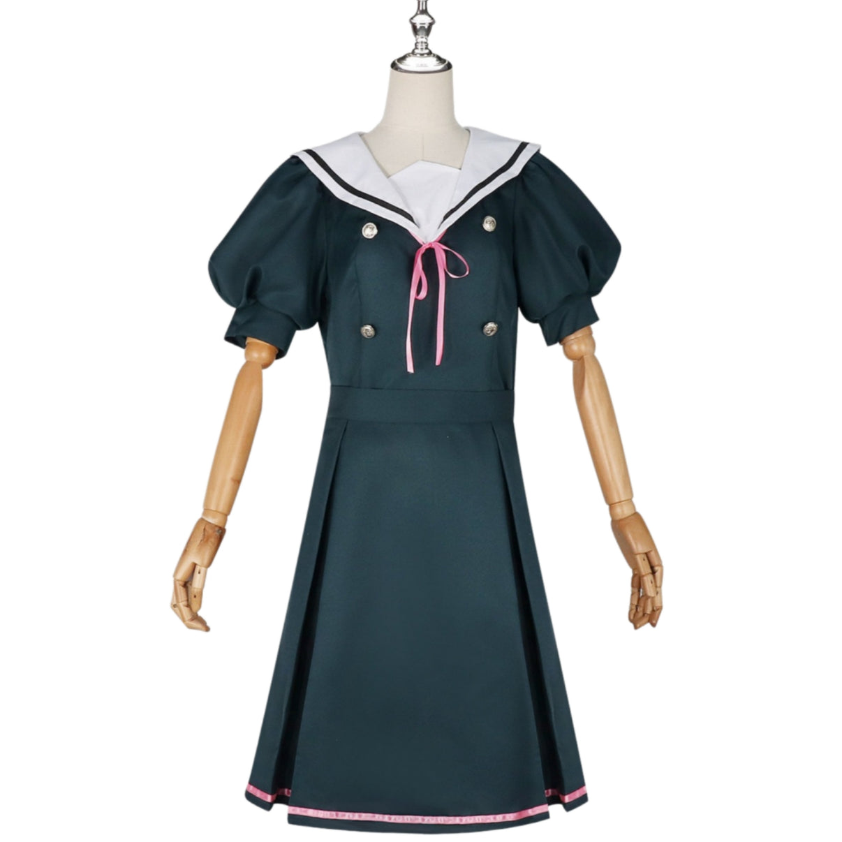 anime waguri kaoruko cosplay green sailor suit front view