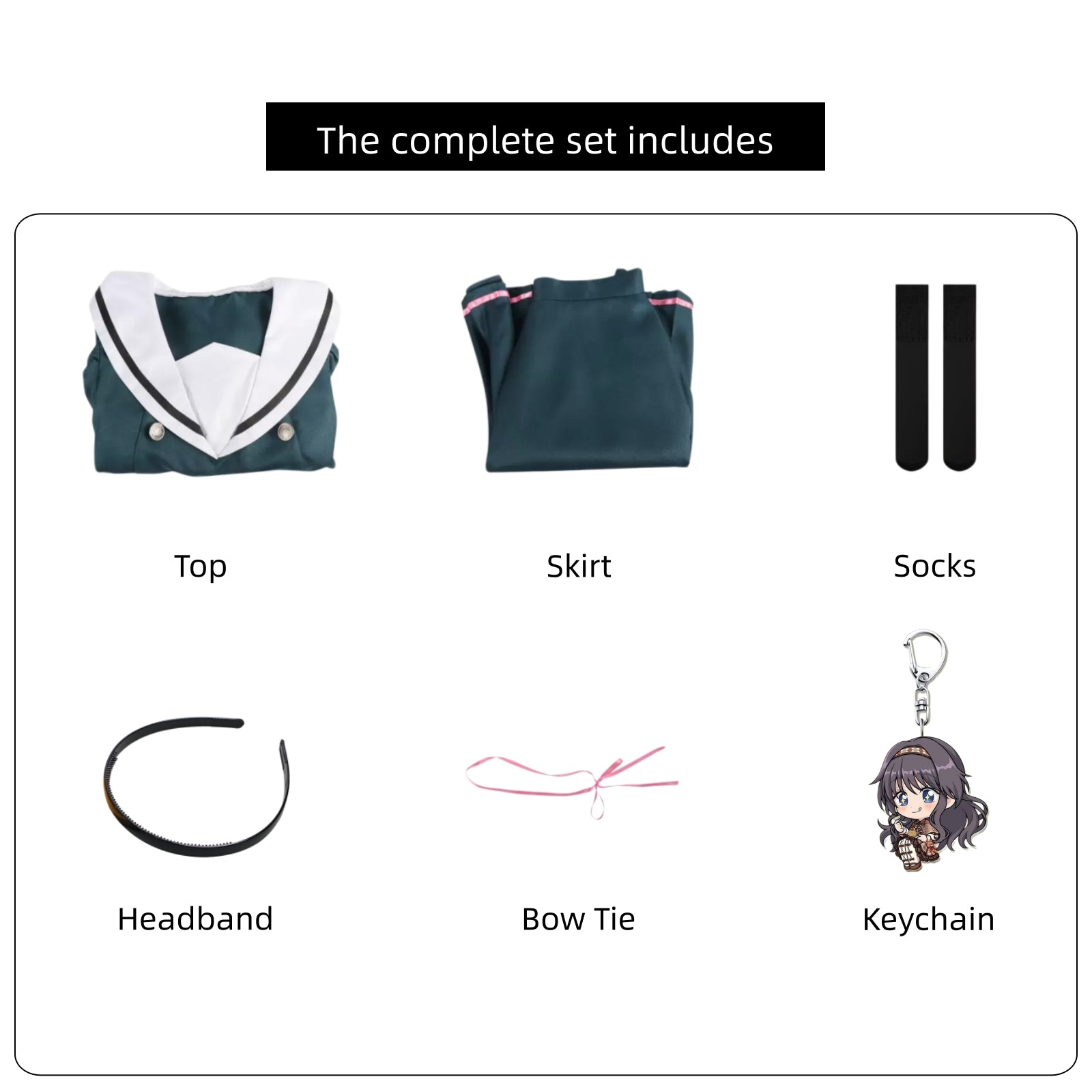 anime waguri kaoruko cosplay green sailor suit full set product list