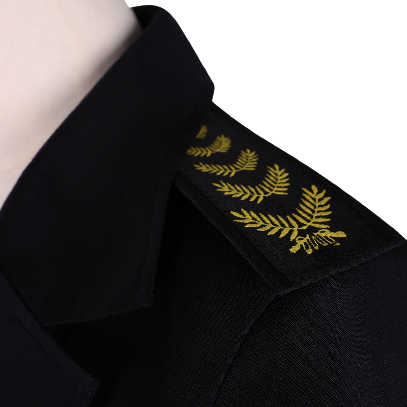 sailor costume women black shoulder epaulets naval uniform detail