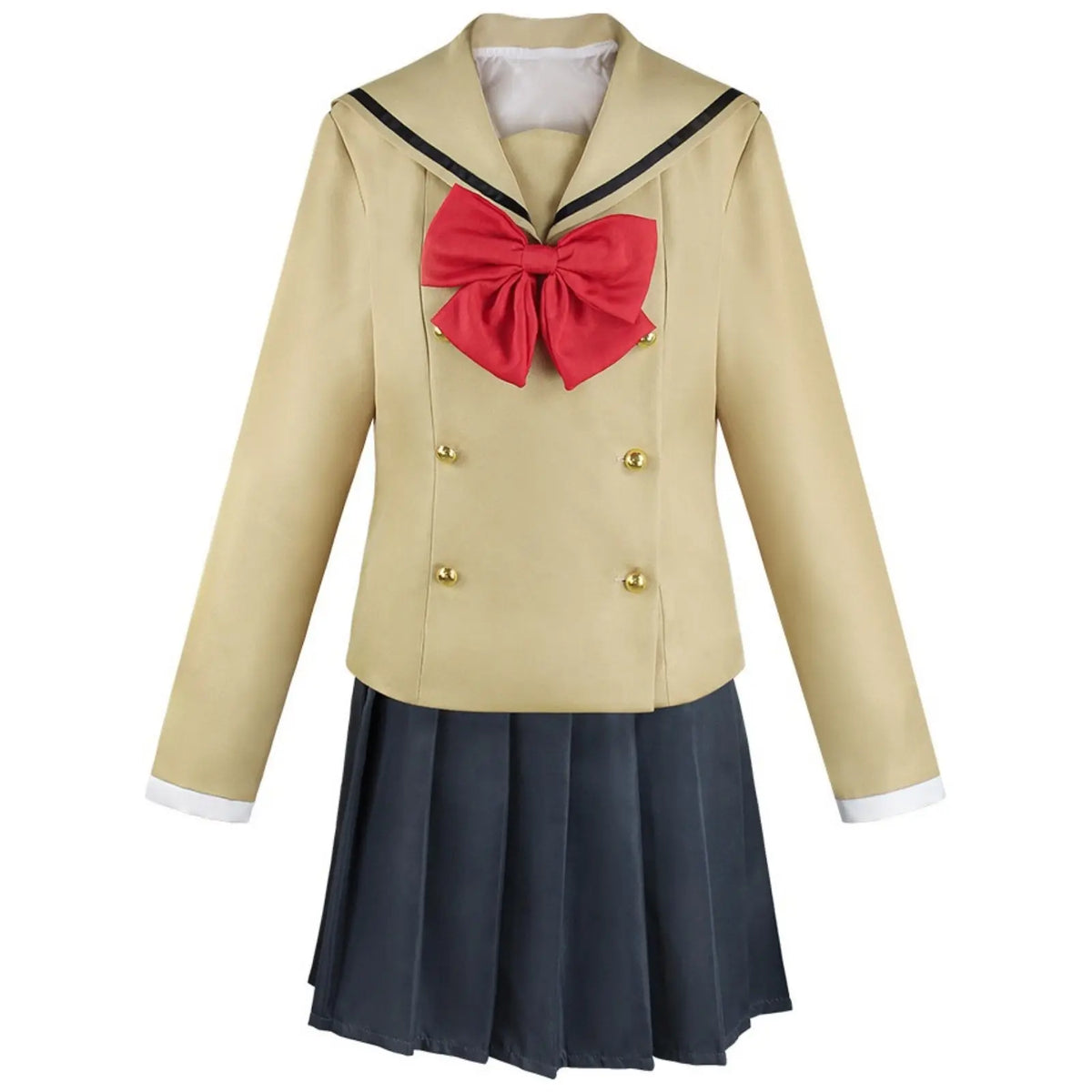 bocchi the rock ikuyo kita cosplay school uniform front view
