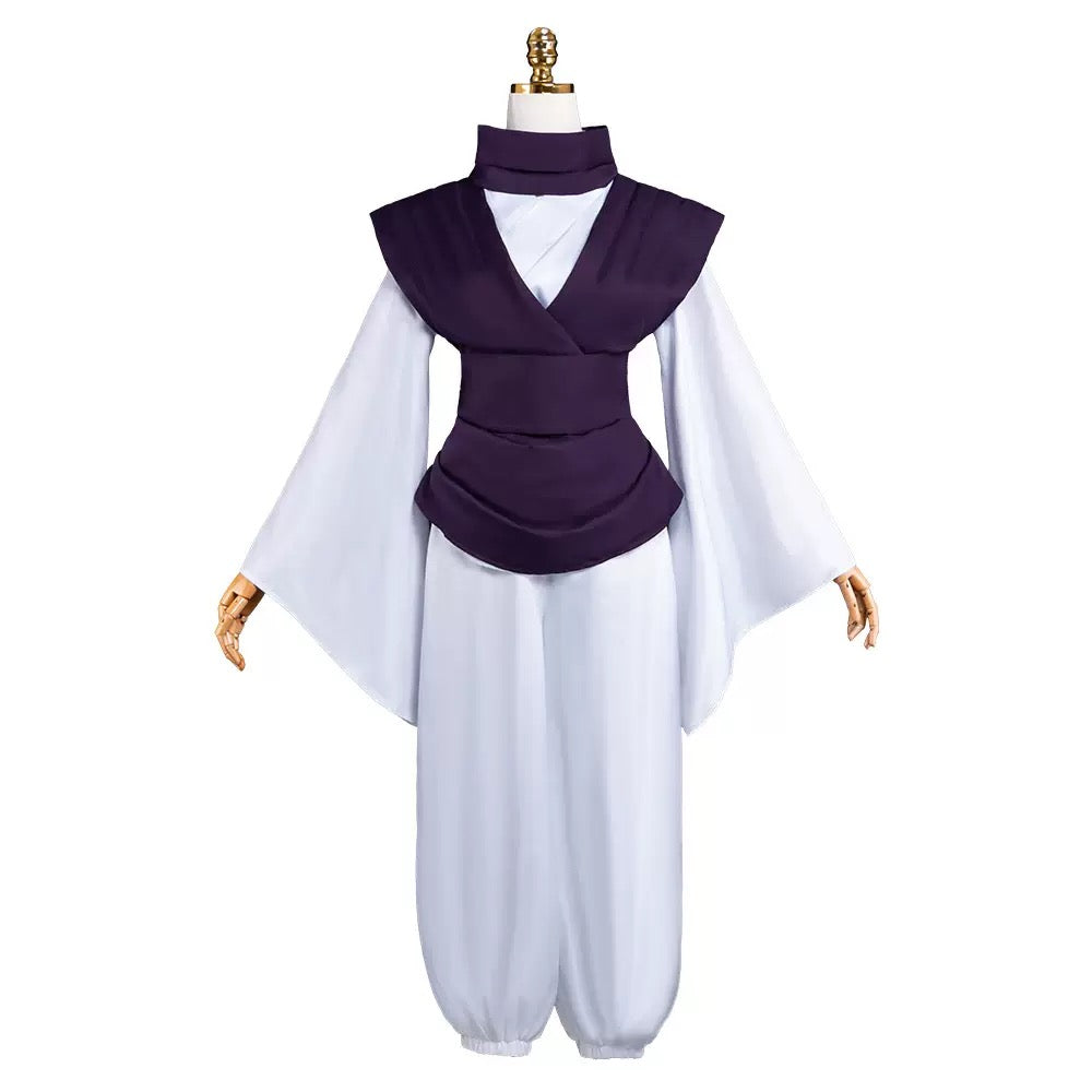 choso jujutsu kaisen complete purple and white cosplay outfit