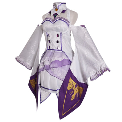 emilia re zero costume side view