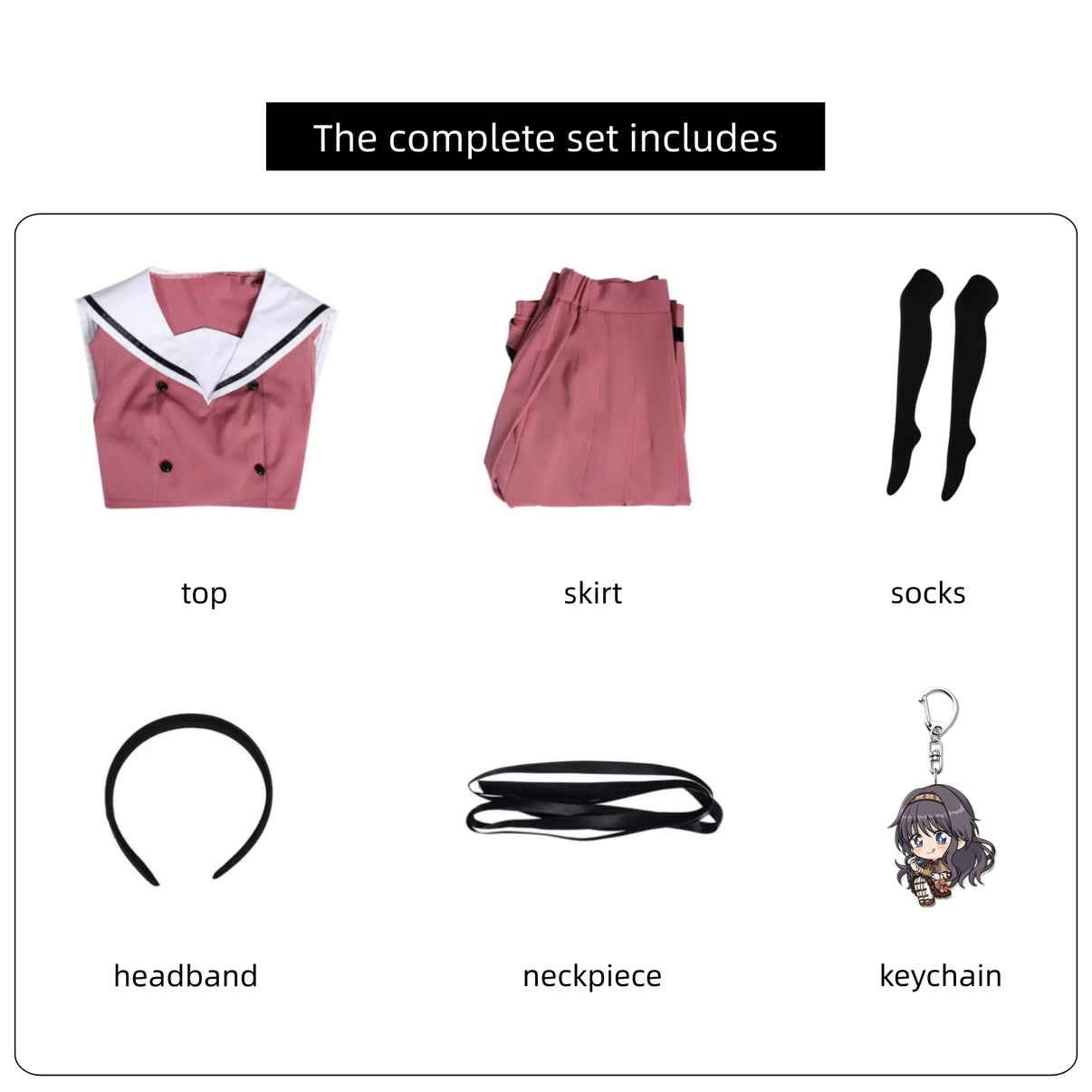 anime waguri kaoruko cosplay jk uniform full set product list