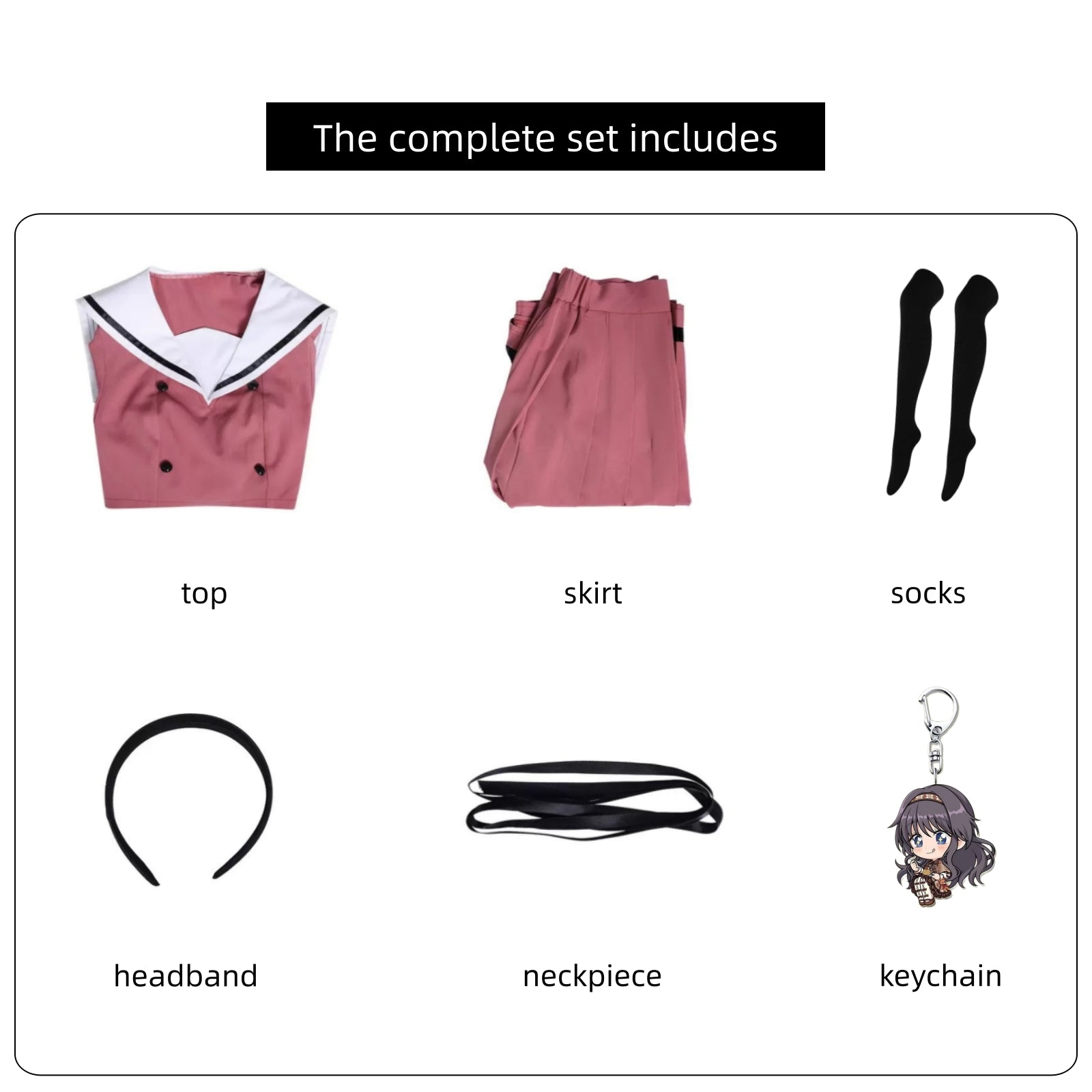 anime waguri kaoruko cosplay jk uniform full set product list