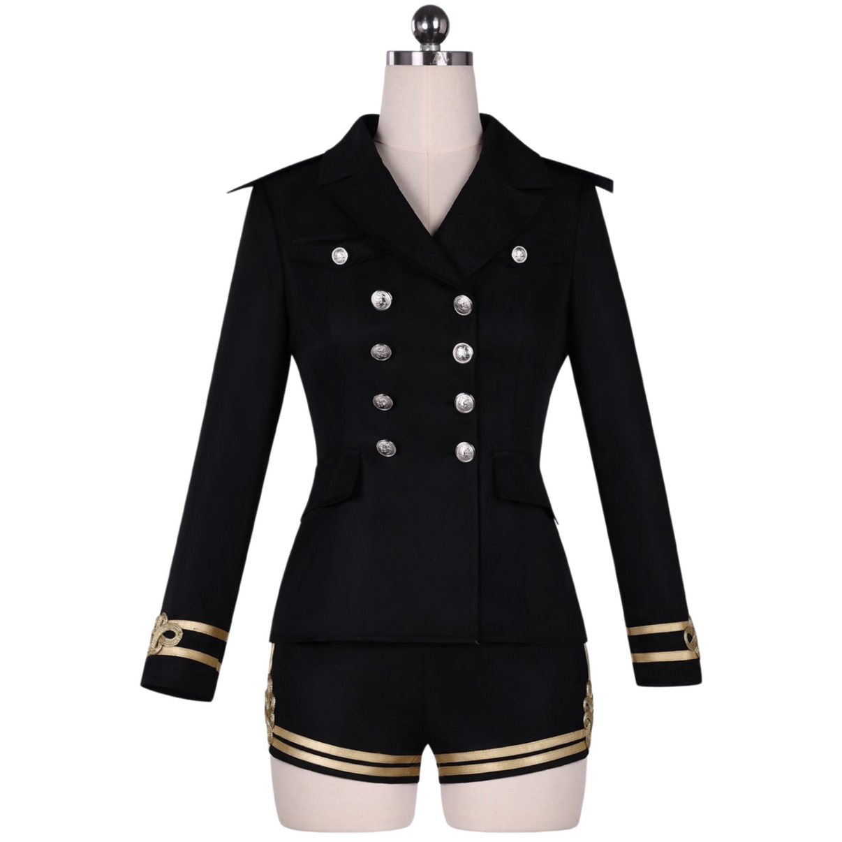 women black sailor costume full set naval cosplay party wear