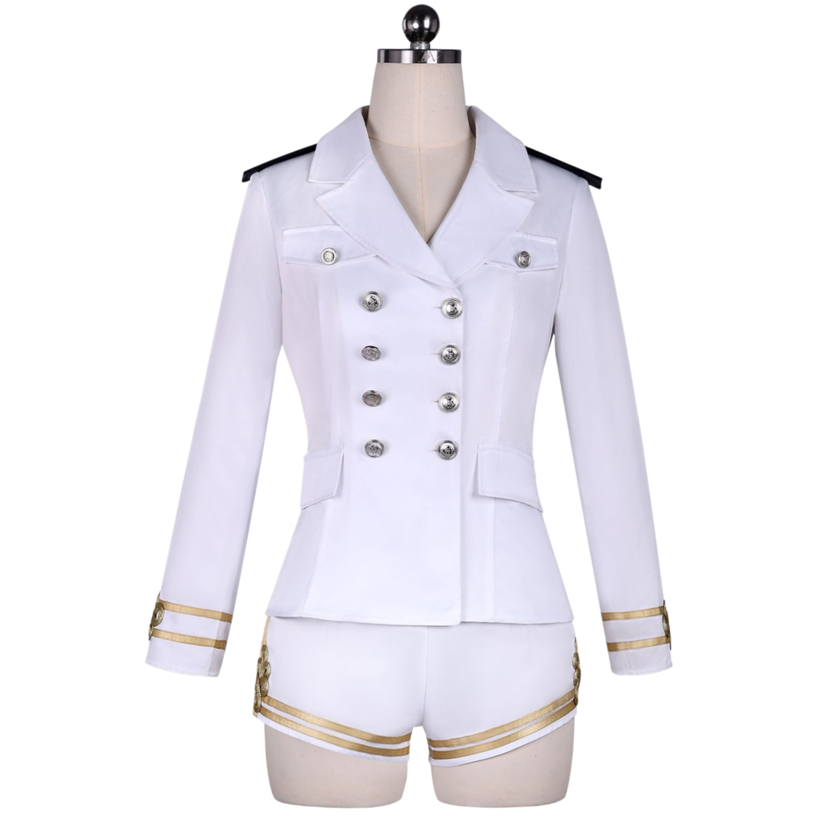 women white sailor costume full set naval cosplay party wear