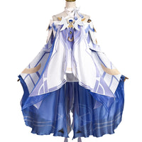 genshin columbina moon maiden cosplay costume full front view