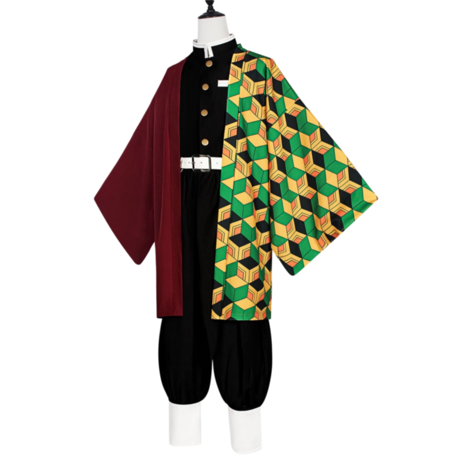 tomioka giyuu costume side shot haori print