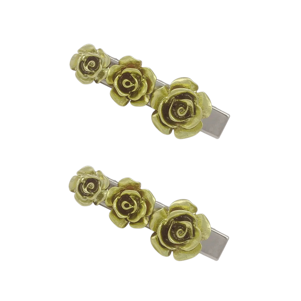 apothecary diaries cosplay vintage gold rose hair clips maomao cosplay accessories side barrettes pair