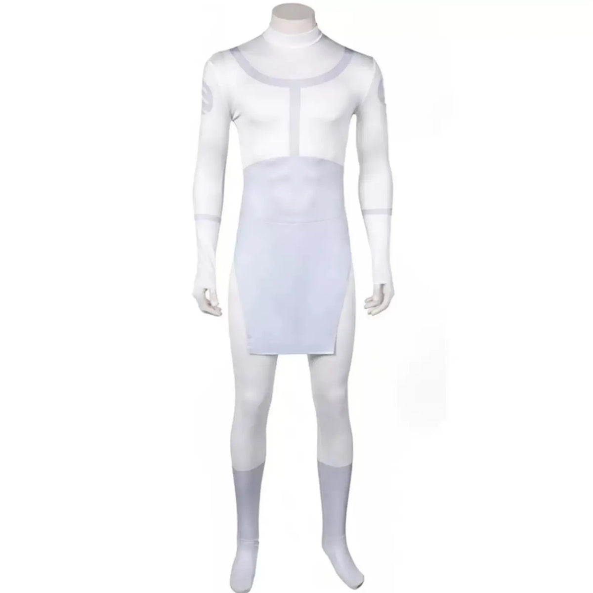 invincible mark grayson cosplay white jumpsuit uniform front view