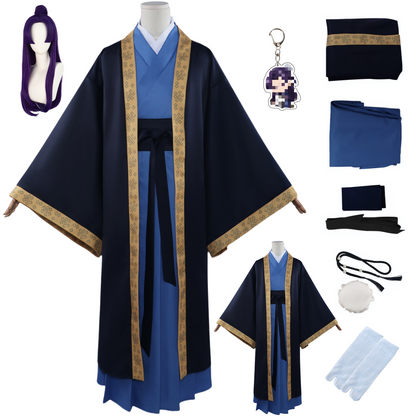 jinshi cosplay costume the apothecary diaries hanfu full set with wig keychain accessories