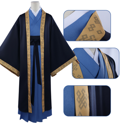 jinshi cosplay costume the apothecary diaries fabric and pattern details