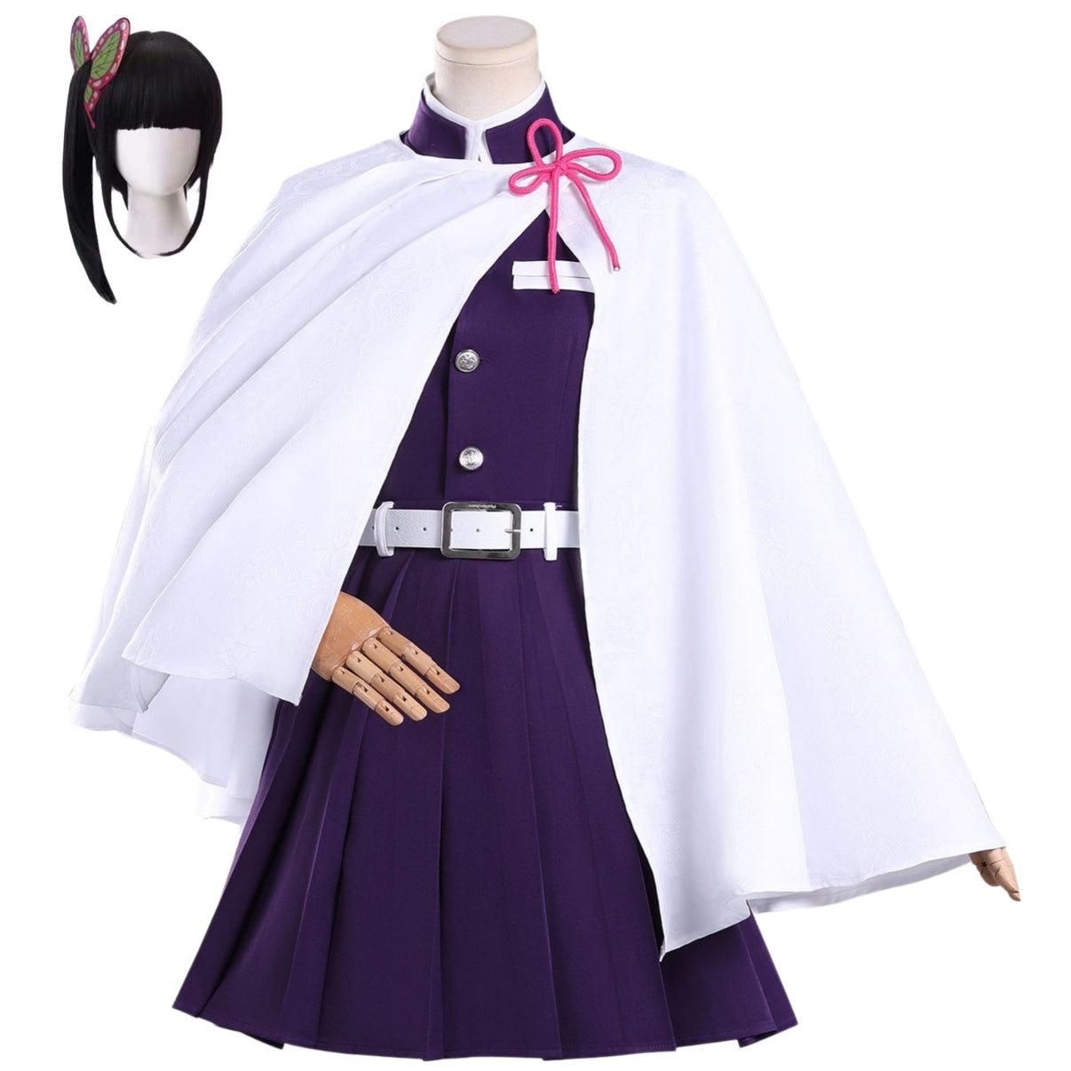 tsuyuri kanawo cosplay costume full set wig butterfly headwear kanao tsuyuri cosplay