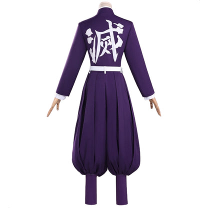 demon slayer cosplay shinobu cosplay purple uniform back