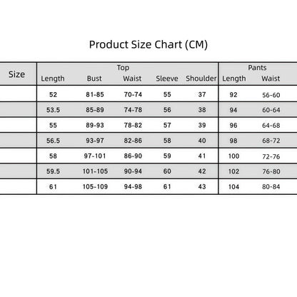 demon slayer shinobu cosplay costume measurement size chart cm top bust waist pants length data table