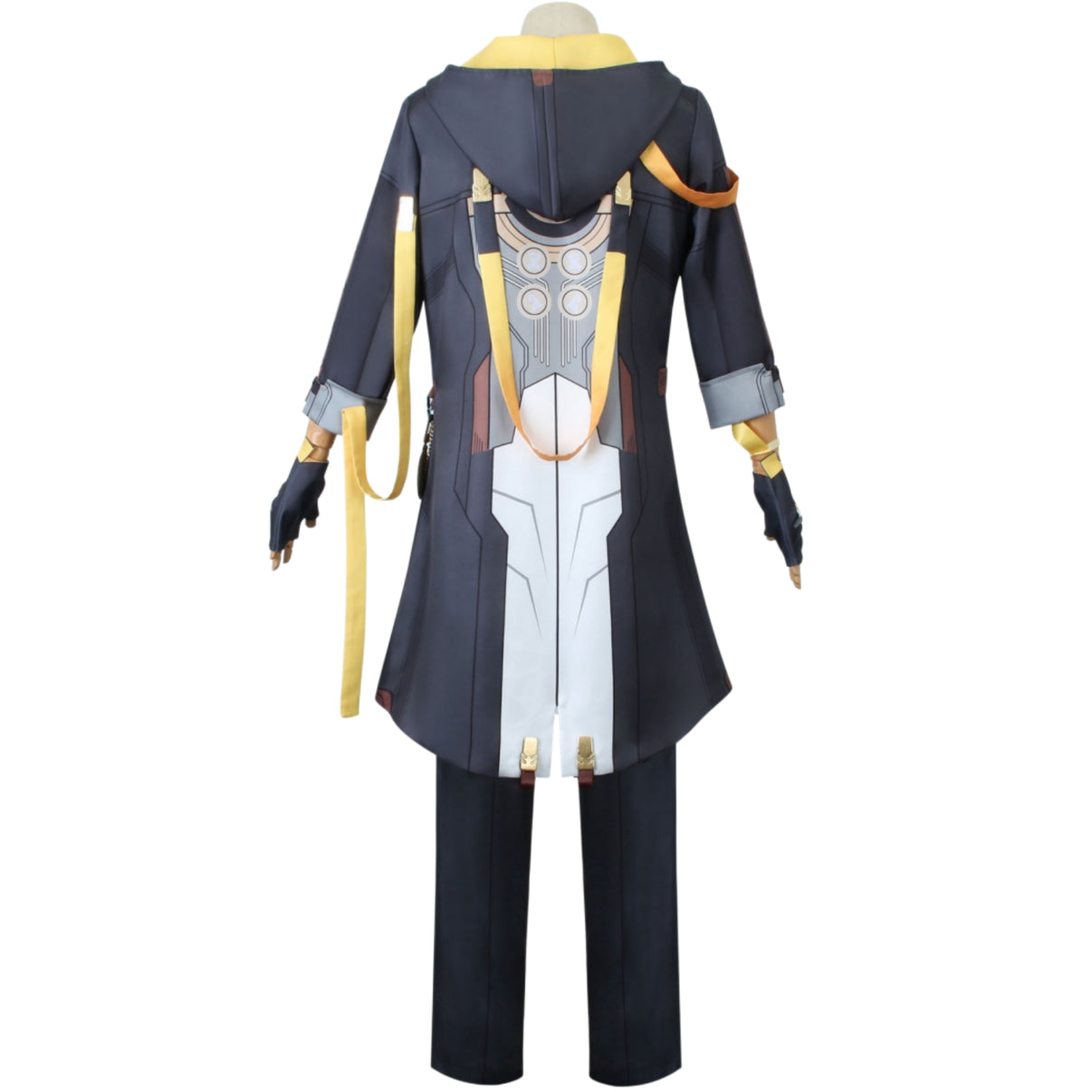 honkai star rail male trailblazer cosplay full back view