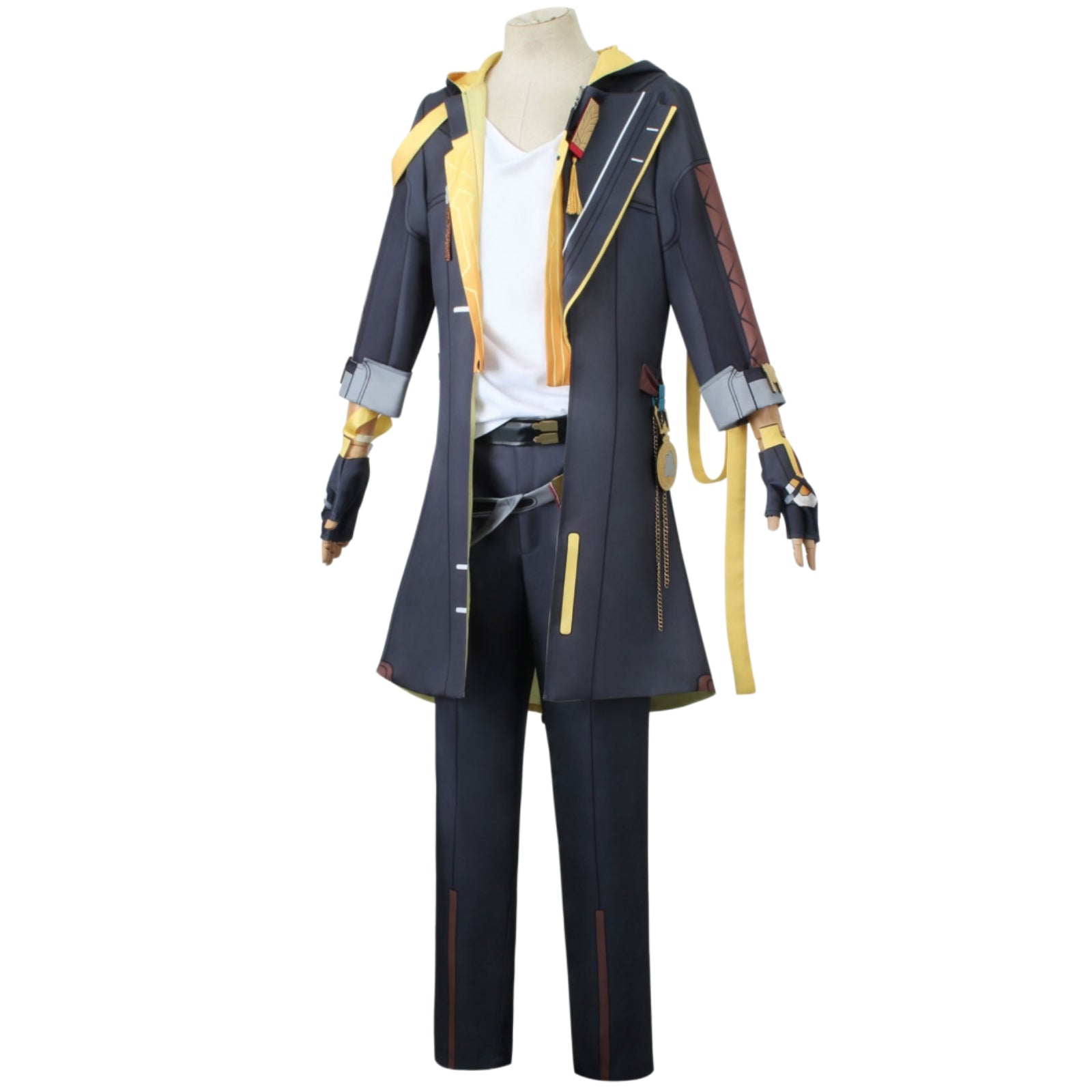 honkai star rail male trailblazer cos costume 45 degree side view