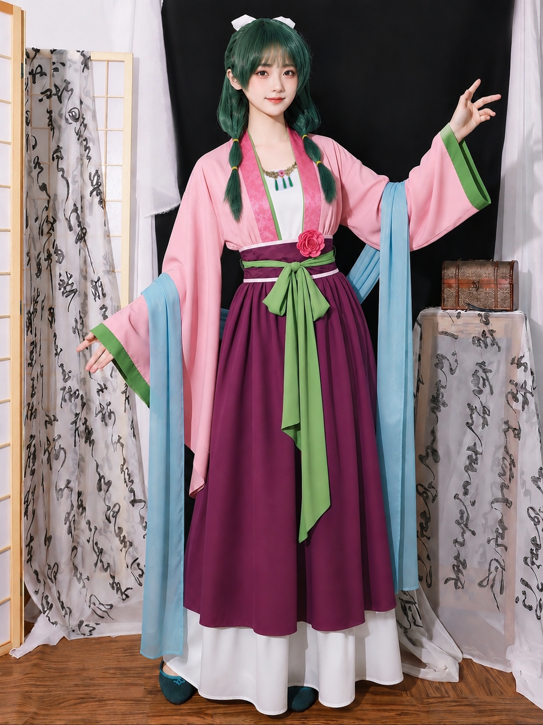 maomao apothecary diaries cosplay hanfu costume