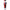 mens red black jester costume full set side angle shot