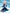 mizi alien stage cosplay blue velvet off shoulder dress