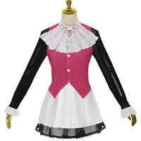 onster high draculaura cosplay costume pink vest white skirt full outfit