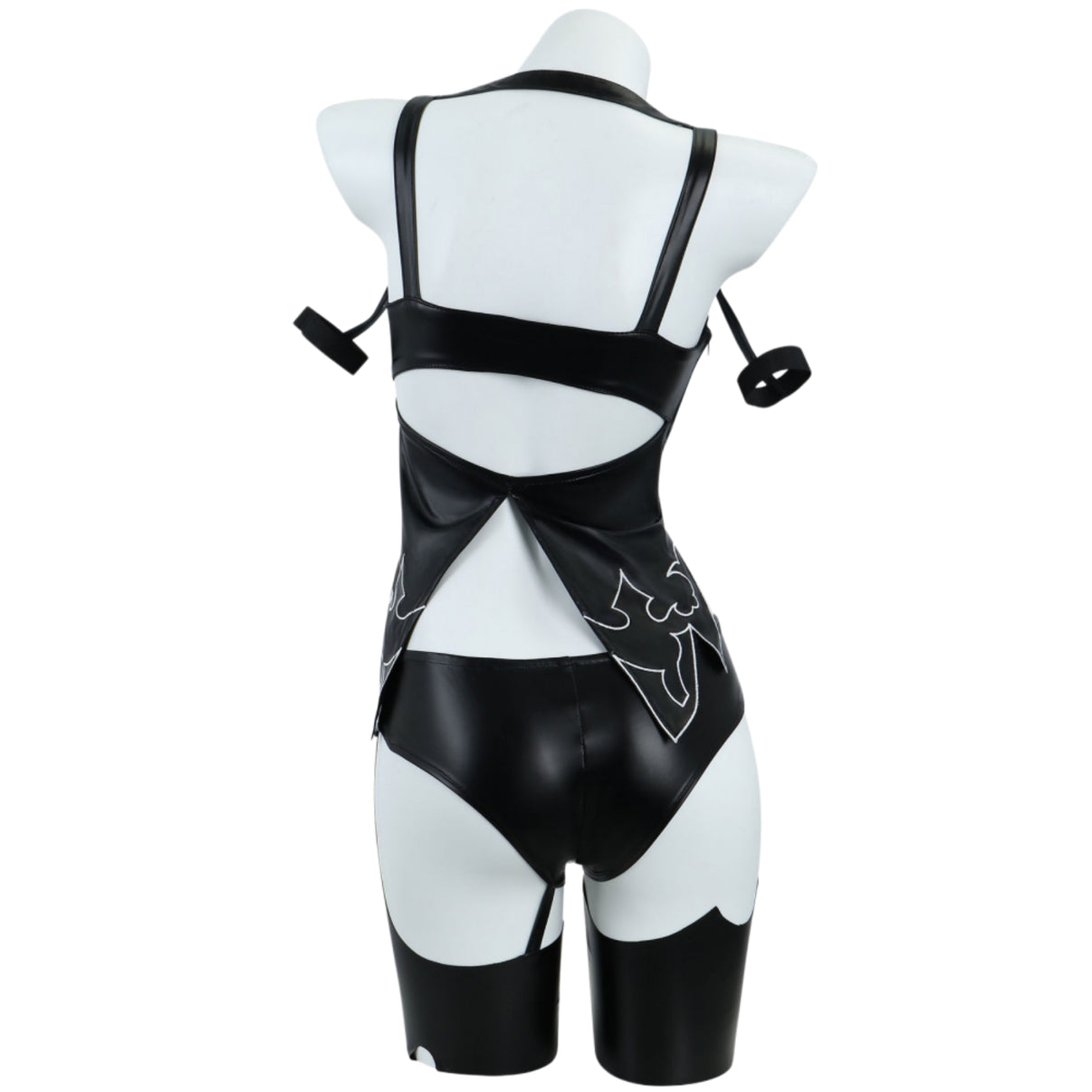 nier automata a2 split hollow back leather costume