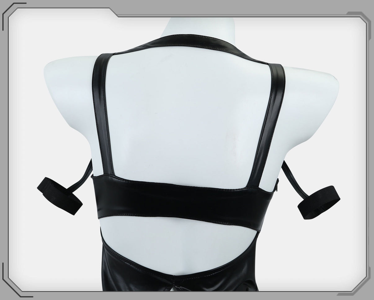 nier automata a2 cutout back leather tank top