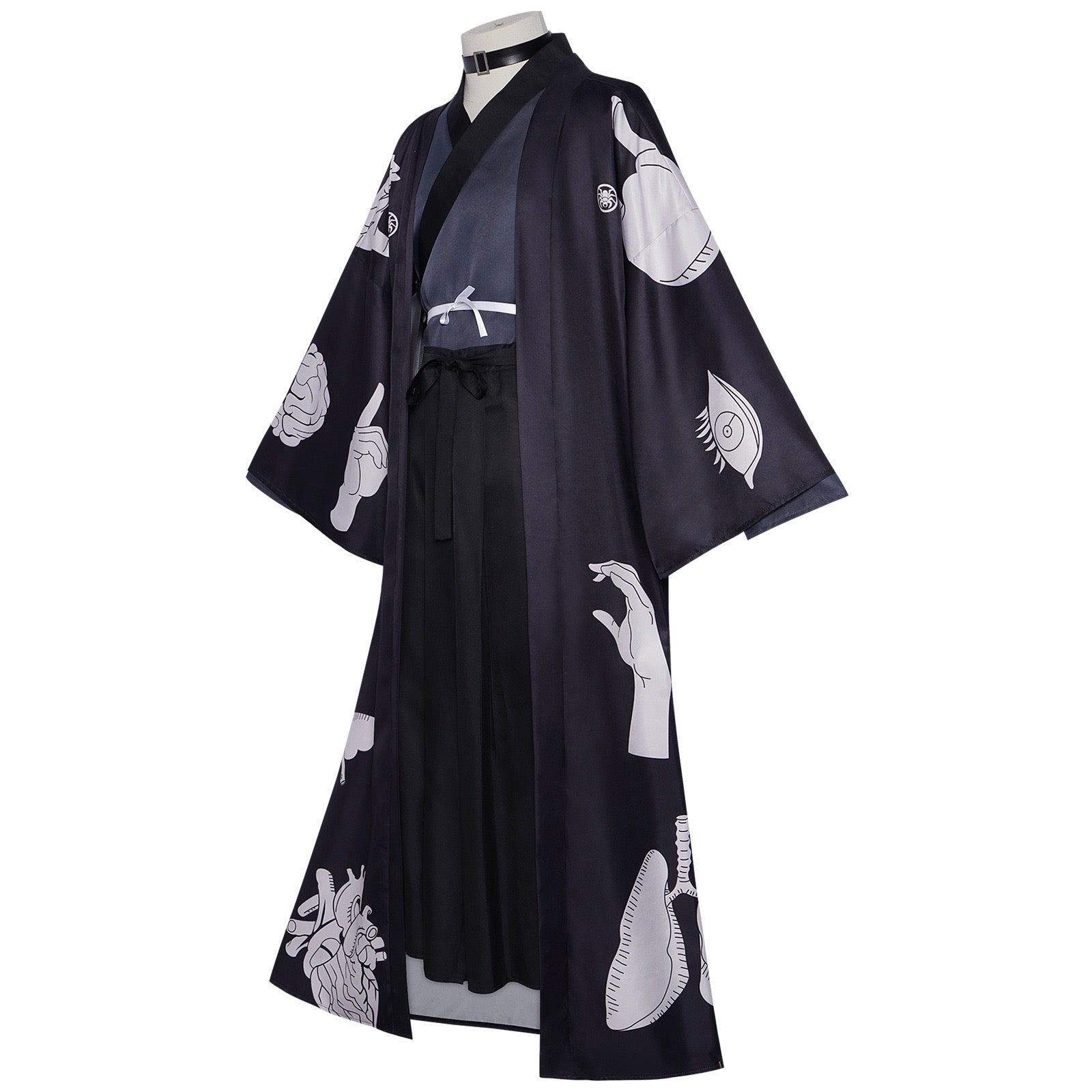omokage yugamu cosplay kimono robe side view on mannequin
