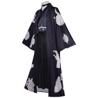omokage yugamu cosplay kimono robe side view on mannequin