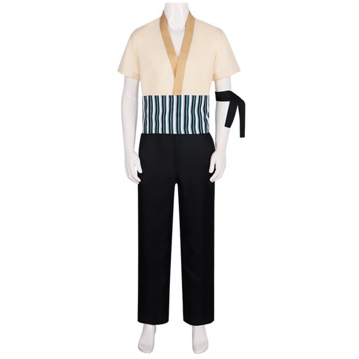 live action roronoa zoro cosplay full outfit front display
