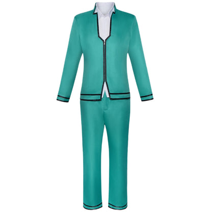 saiki kusuo cosplay green school uniform jacket pants white shirt anime outfit
