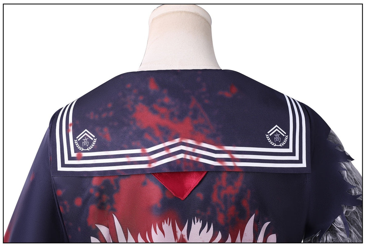 sailor collar back detail shimizu hinako zombie jk uniform
