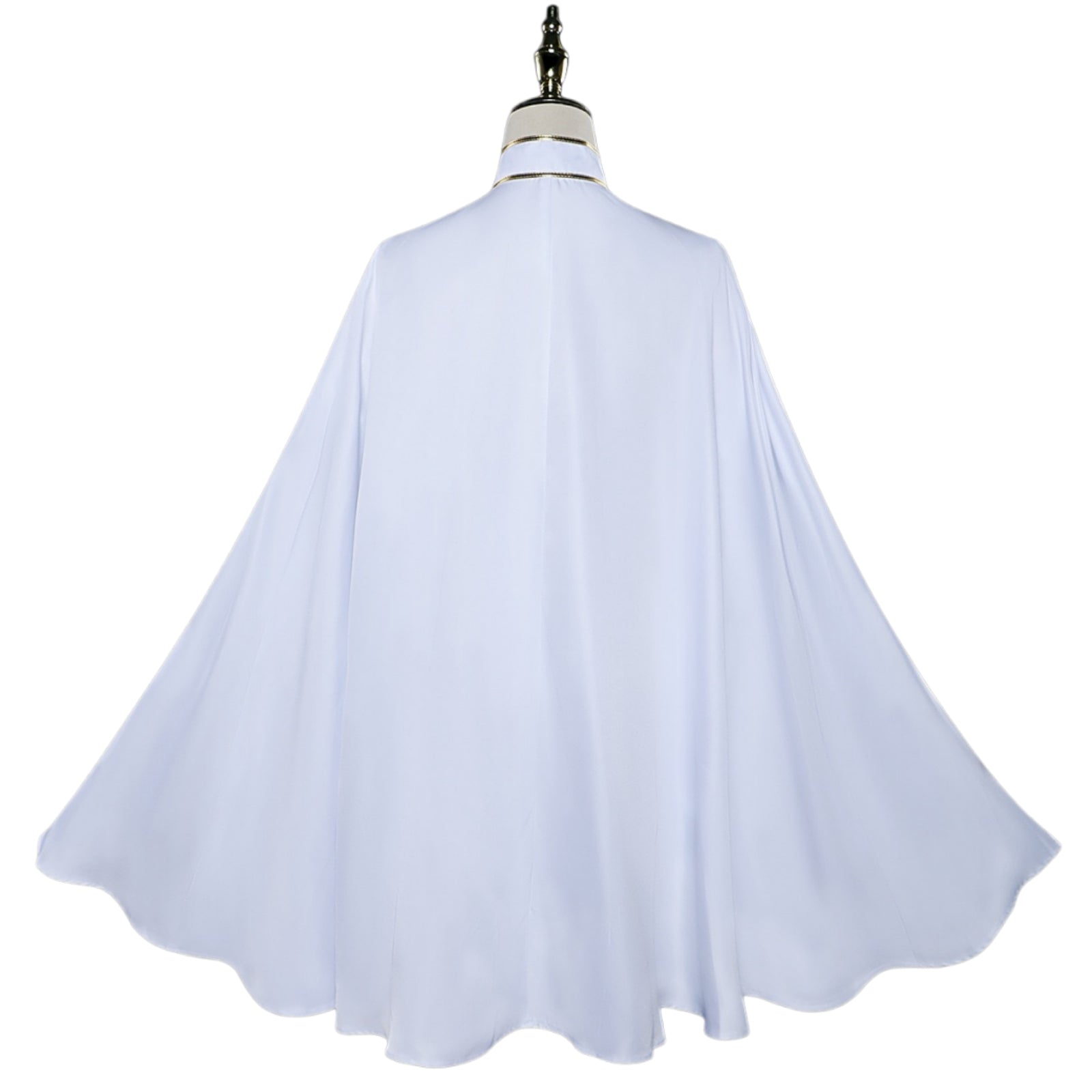 back view sayaka miki cosplay white cape shawl madoka magica costume