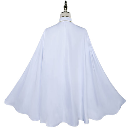 back view sayaka miki cosplay white cape shawl madoka magica costume