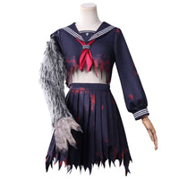 shimizu hinako cosplay zombie sailor uniform women jk costume full set