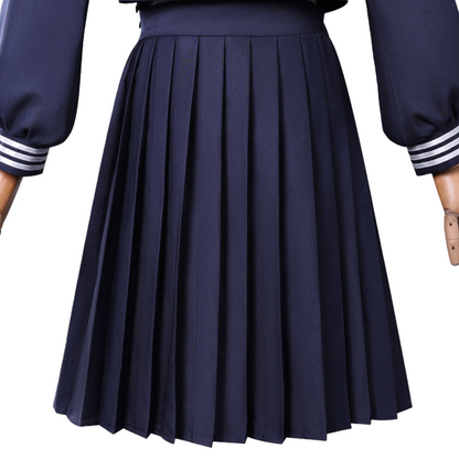 silent hill f cosplay navy pleated skirt jk uniform