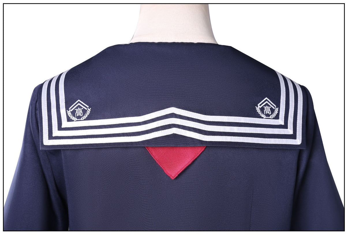 silent hill f navy jk sailor collar back view