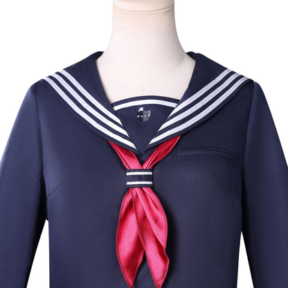 silent hill f navy sailor collar red neckerchief detail