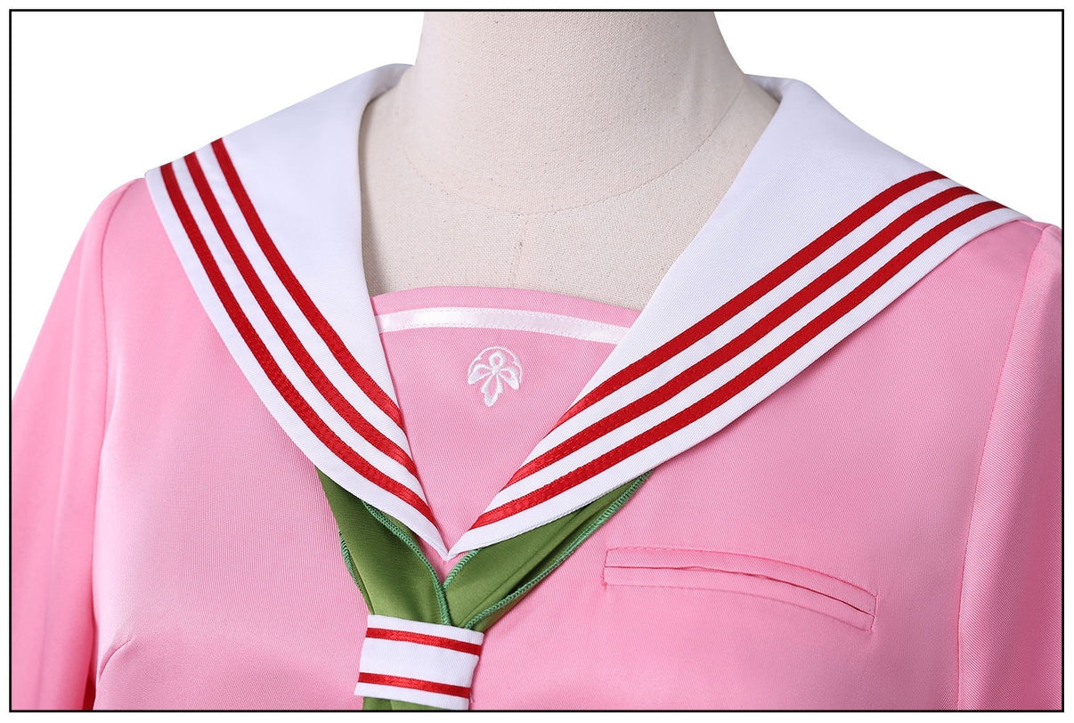 silent hill f pink sailor collar emblem detail