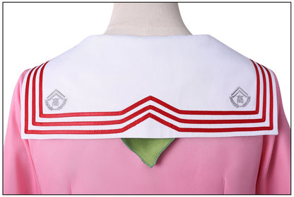 silent hill f sailor collar back embroidery detail pink