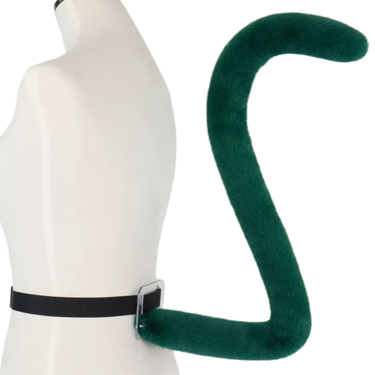 adjustable green furry cat tail maomao cosplay the apothecary diaries costume